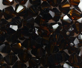 SW-05-MOC 5 mm Mocca Swarovski Element Bicones - Afbeelding 2