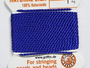 Parelzijde, maat 14, Dark Blue