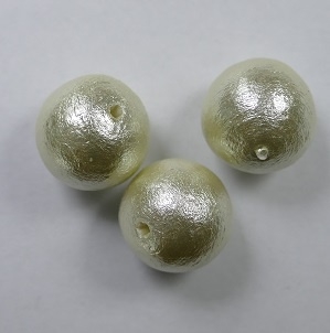 CP-12-684 Mint Green Miyuki Cotton pearls 12 mm