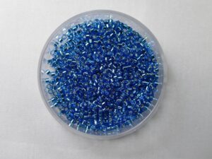 DB-11-0149 Silver Lined Capri Blue Miyuki Delica's 11/0 - Afbeelding 1