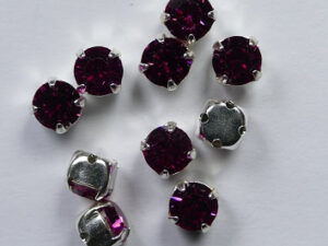 Preciosa Rosemontees, fuchsia, SS28, 6 mm