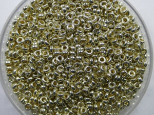M-SPR-2-4201 Duracoat Galvanized Silver Miyuki Spacer beads 2,2x1 mm