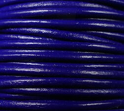 IL-2-AP Amethyst purple Indiaas leer rond 2 mm, 50 cm