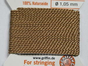 Parelzijde, maat 16, Beige - Afbeelding 1