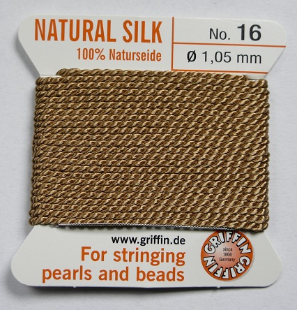 PZ-16-BEI Beige Parelzijde maat 16 PZ-16-BEI Beige Parelzijde maat 16