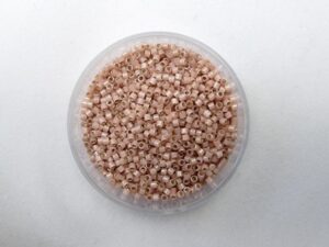 DB-11-1459 Silverlined Opal Shell Miyuki Delica's 11/0