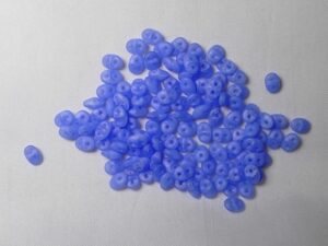 SD-31010M Matte Opal Sapphire Matubo SuperDuo 10 gram - Afbeelding 1