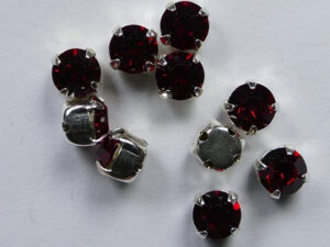 Preciosa Rosemontees, siam, SS28, 6 mm