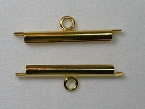 M-TUBE-G-20 goudkleur Miyuki Slide End Tubes 20 mm