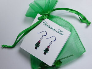 Leuke Swarovski kerstboom oorbel-kit