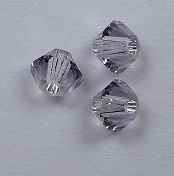 6 mm Smoky Mauve Swarovski Element Bicones - Afbeelding 1