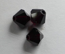 SW-05-GT 5 mm Garnet Swarovski Element Bicones - Afbeelding 1