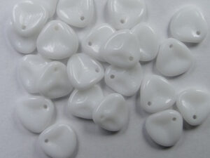 Rose Petals, 8x7 mm, Chalk White - Afbeelding 1