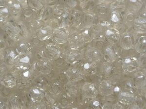 FP1-03-00030L Crystal Luster Czech Glass Facet Firepolish 3 mm 50 stuks