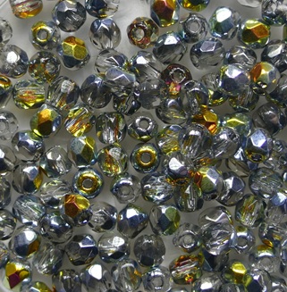 FP1-03-00030MR Crystal Marea Czech Glass Facet Firepolish 3 mm color 00030-28001