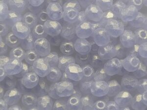FP1-03-20210MSG Sueded Gold Alexandrite Czech Glass Facet Firepolish 3 mm 50 stuks - Afbeelding 1