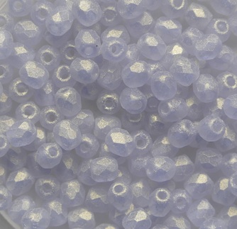 FP1-03-20210MSG Sueded Gold Alexandrite Czech Glass Facet Firepolish 3 mm color 20210MSG