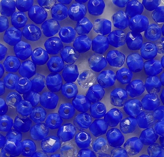 FP1-03-36020 Sapphire Crystal Czech Glass Facet Firepolish 3 mm color 36020