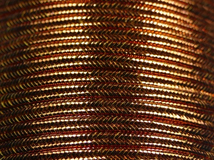 SOU1200 Metallic Rayon Copper Soutache 3 mm