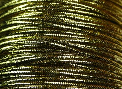 SOU1240 Metallic Rayon Gold Soutache 3 mm