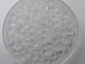 GB-00030-84110 Gekko beads, 3x5 mm, Crystal Matted