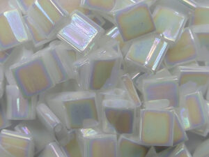 TL-0471 White Pearl AB Miyuki Tila Beads 5x5 mm