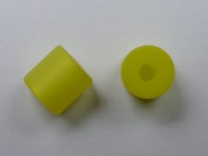 Pol-c08-01 8 mm Polaris cilinder kraal, geel - Afbeelding 1