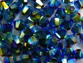SW-05-JETAB2 5 mm Jet AB2x Swarovski Element Bicones - Afbeelding 2