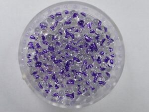 M-D-4-F40 Sparkling Purple Lined Crystal Miyuki Drops 3,4 mm