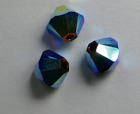 SW-05-JETAB2 5 mm Jet AB2x Swarovski Element Bicones - Afbeelding 1