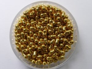 M-BB-4202 Duracoat Galvanised Gold Miyuki Berry Bead