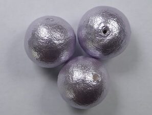 CP-12-687 Lavender Miyuki Cotton pearls 12 mm