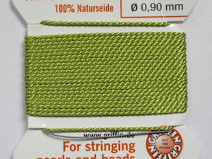 Parelzijde, maat 10, Jade