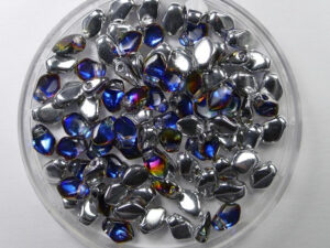 GB-00030-29942 Gekko beads, 3x5 mm, Crystal Volcano
