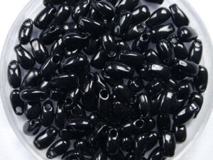 MLD-0401 Black Miyuki Long Drops 3x5,5 mm
