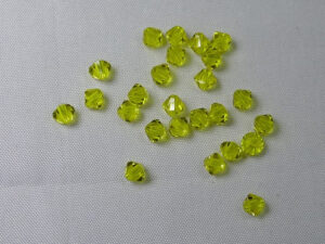 PrBic-04-CIT Citrine Preciosa Bicones 4 mm 25 stuks - Afbeelding 1