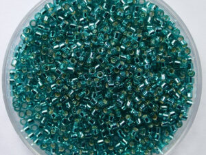 DB-11-1208 Silver Lined Caribbean Teal Miyuki Delica's 11/0 - Afbeelding 1