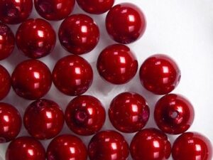 PrP-06-RED Red Preciosa Parels 6 mm