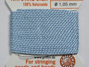 Parelzijde, maat 16, Turquoise