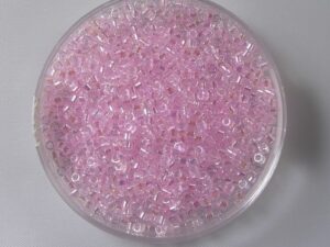 DB-11-0071 Lined Pink AB Miyuki Delica's 11/0