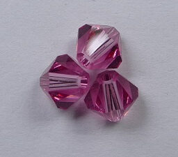 SW-05-RO 5 mm Rose Swarovski Element Bicones - Afbeelding 1