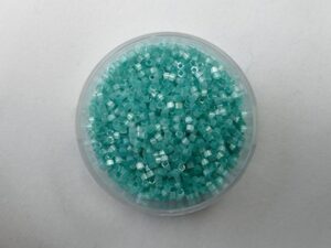DB-11-1812 Silk Satin Dyed Aqua Green Miyuki Delica's 11/0