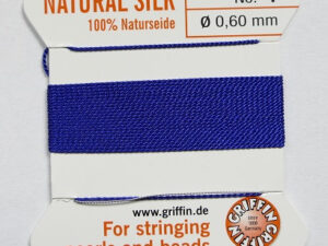 Parelzijde, maat 4, Dark Blue