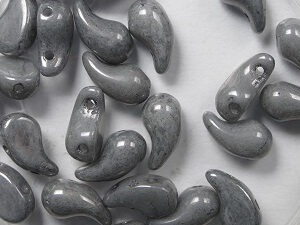 Zol-L-02010-14449 Zoliduo Left, 5x8 mm, Alabaster Grey Luster