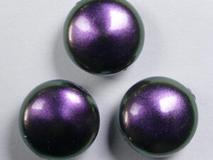 Coin parels, 12 mm, Swarovski, Iridescent Purple