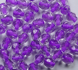 FP1-04-44826LC Pink Lined Crystal Czech Glass Facet Firepolish 4mm FP1-04-44826LC Pink Lined Crystal Czech Glass Facet Firepolish 4mm