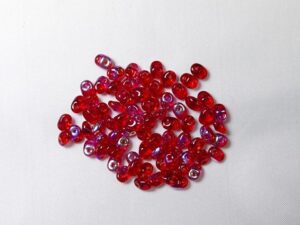 SD-90080X Siam Ruby AB Matubo SuperDuo 10 gram - Afbeelding 1