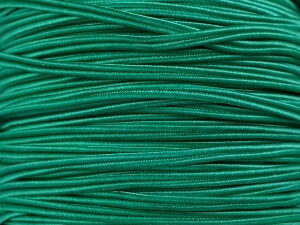 Soutache koord, Emerald, per meter