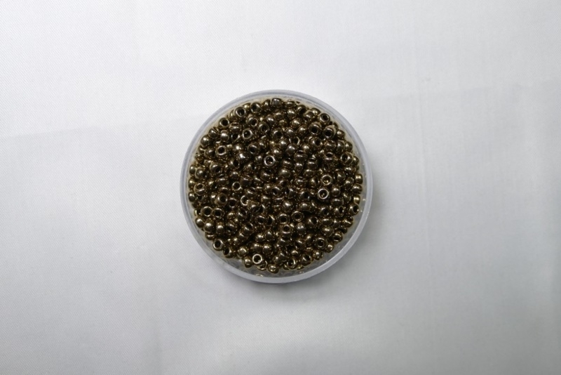 M-8-0457 Metallic Dark Bronze Miyuki Rocailles 8/0 M-8-0457 Metallic Dark Bronze Miyuki Rocailles 8/0