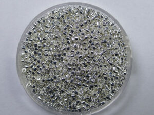 DB-11-0551 Bright Sterling Plated Miyuki Delica's 11/0